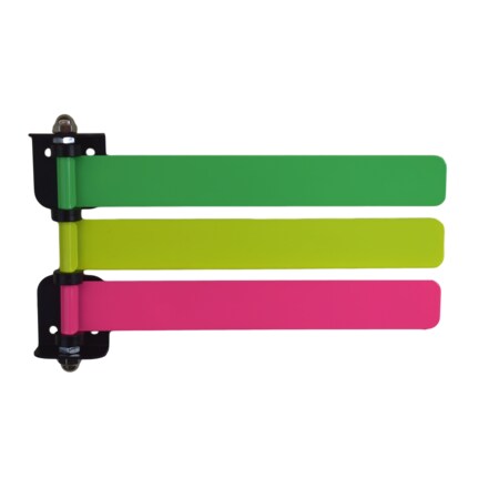 Omnimed High Visibility Neon Exam Room Flags (8", 3 Flag) 291863